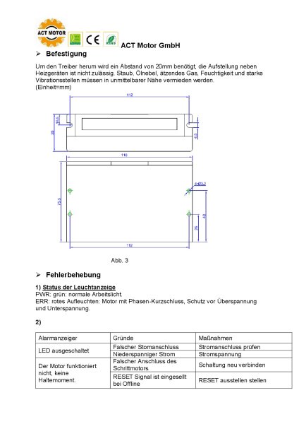ACT MOTOR DM860 Hybrid Stepper Motor Driver online kaufen